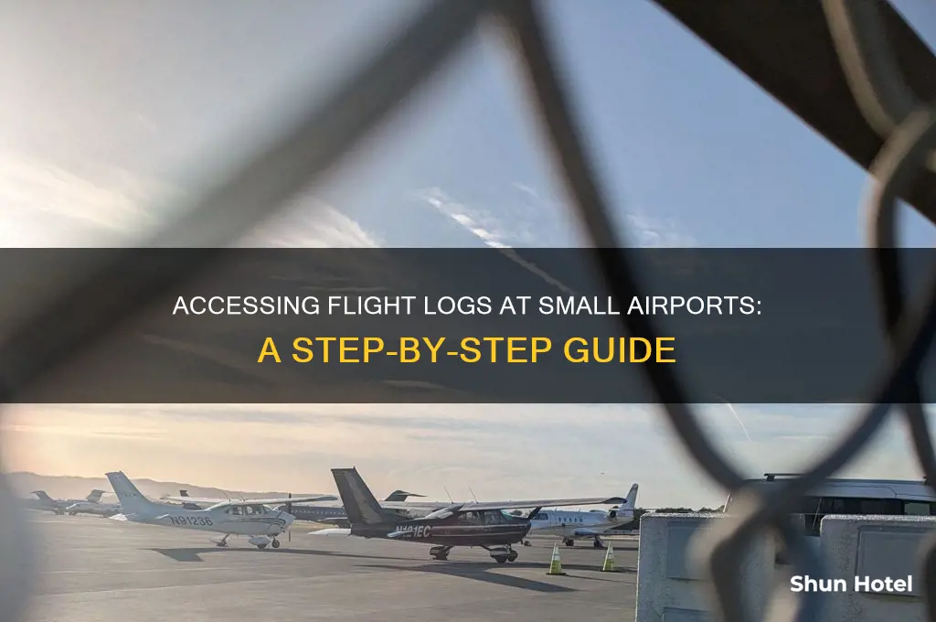 how to get copy of flight logs at small airport