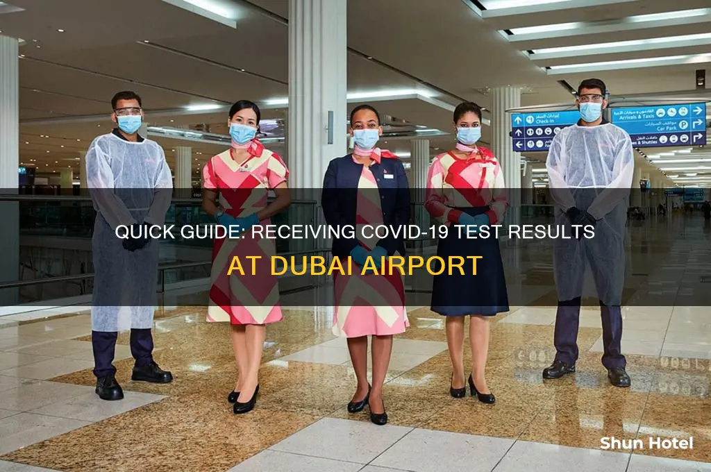 how to get covid 19 test results in dubai airport