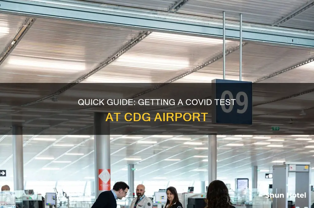 how to get covid test at cdg airport