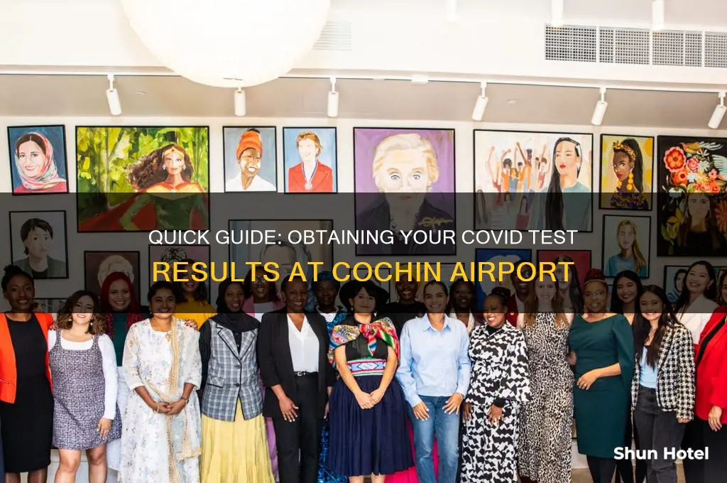 how to get covid test result from cochin airport