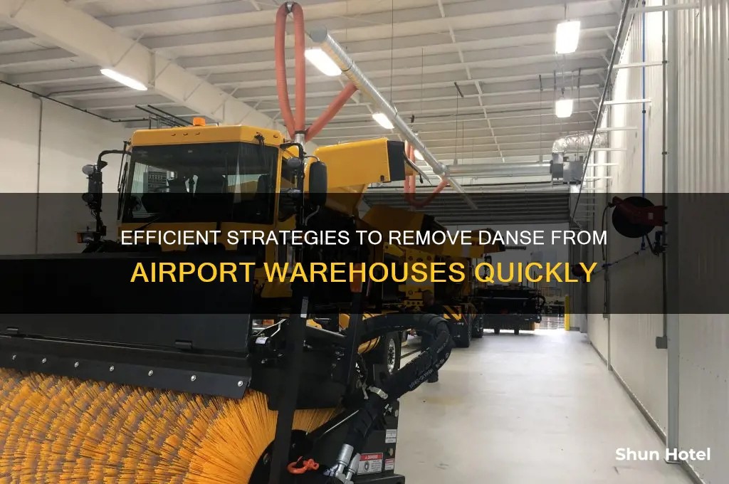 how to get danse out of airport warehouse