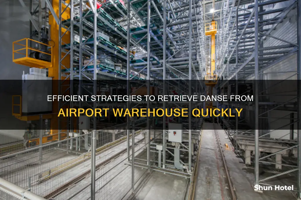 how to get danse out of airport warhouse