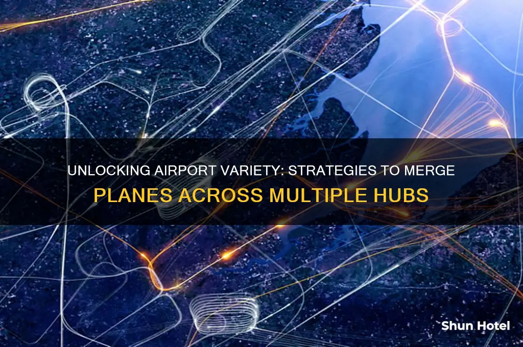how to get different airports in merge planes
