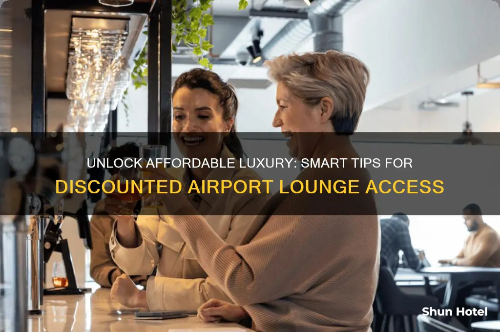 how to get discount on airport lounges