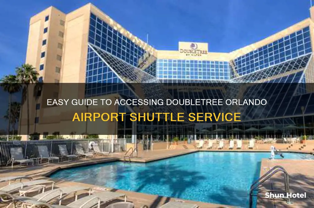 how to get doubletree orlando airport shuttle