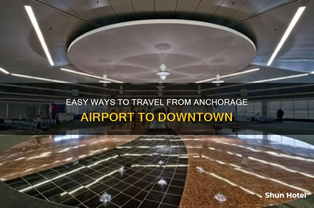 how to get down from anchorage airport