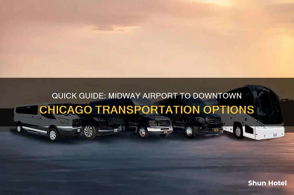 how to get downtown chicago from midway airport