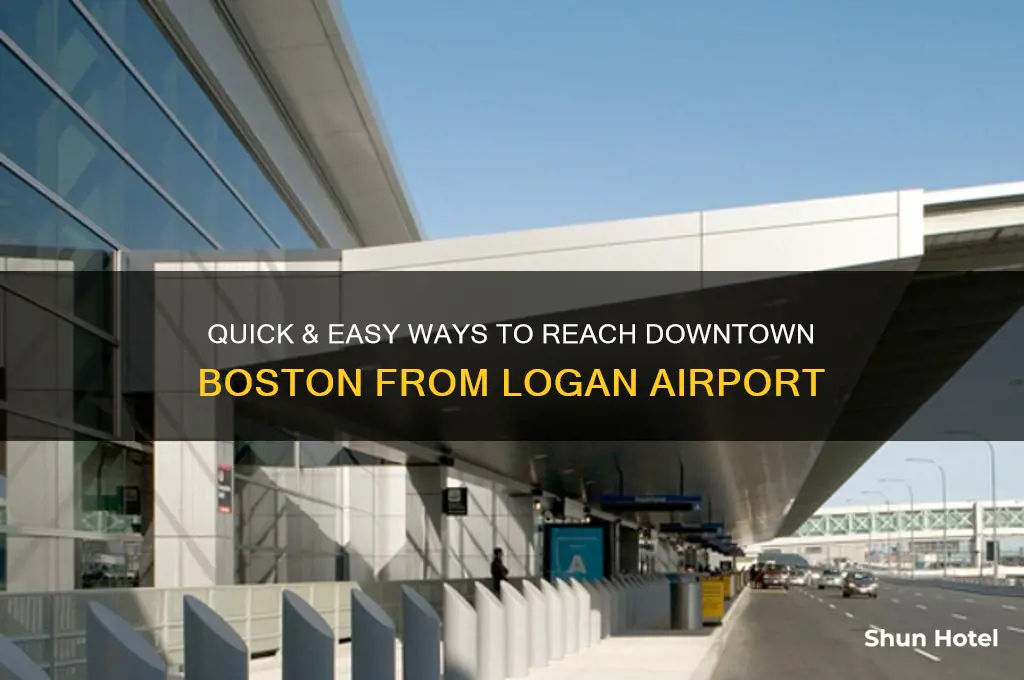 how to get downtown from logan airport