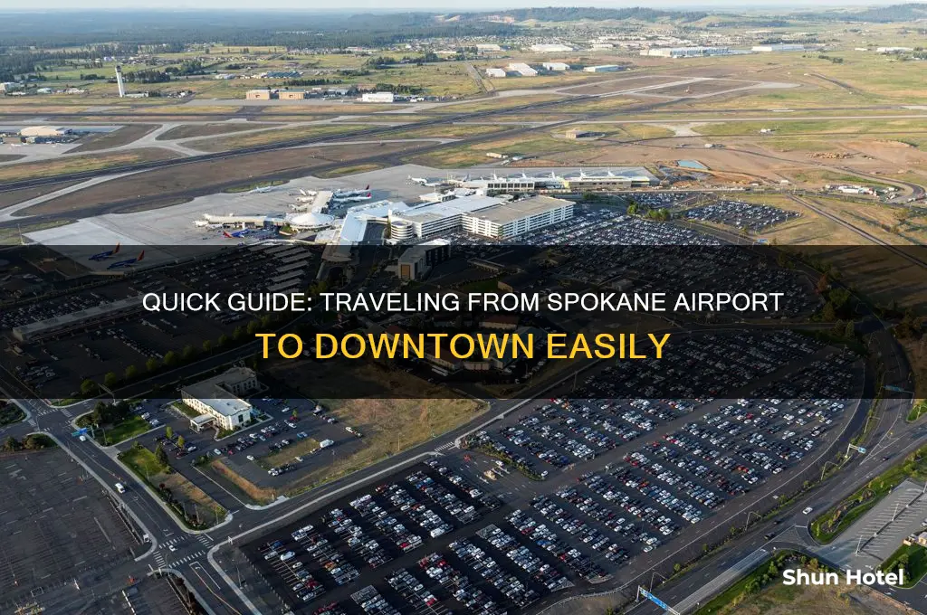 how to get downtown from spokane airport
