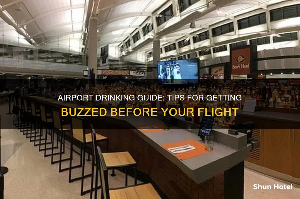 how to get drunk at the airport