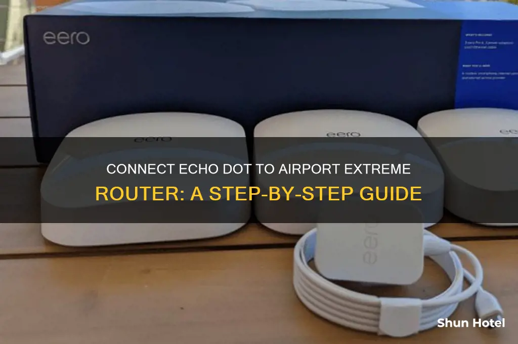 how to get echo dot to find airport extreme router