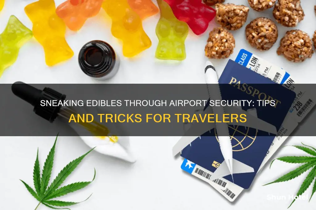 how to get edibles through airport