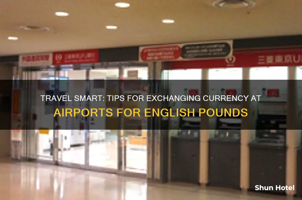 how to get english pounds at airports