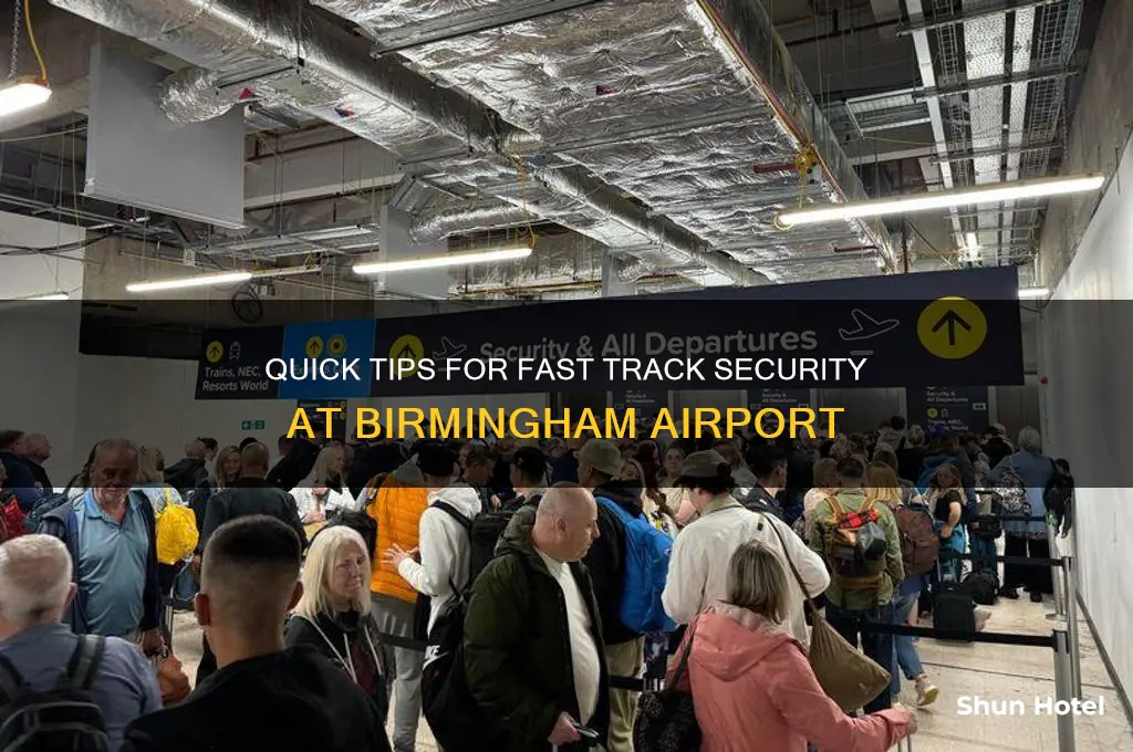 how to get fast track at birmingham airport