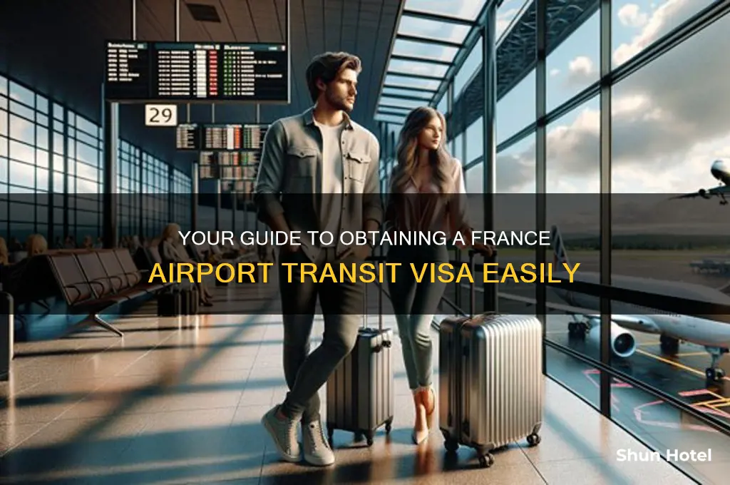 how to get france airport transit visa