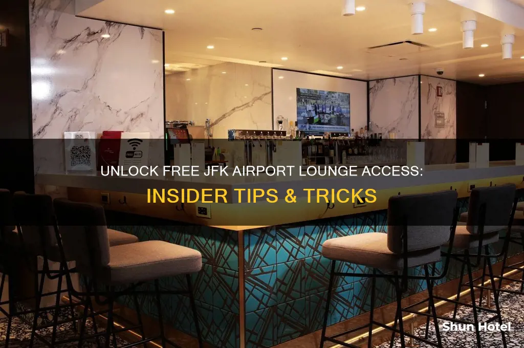 how to get free entry to airport lounges at jfk