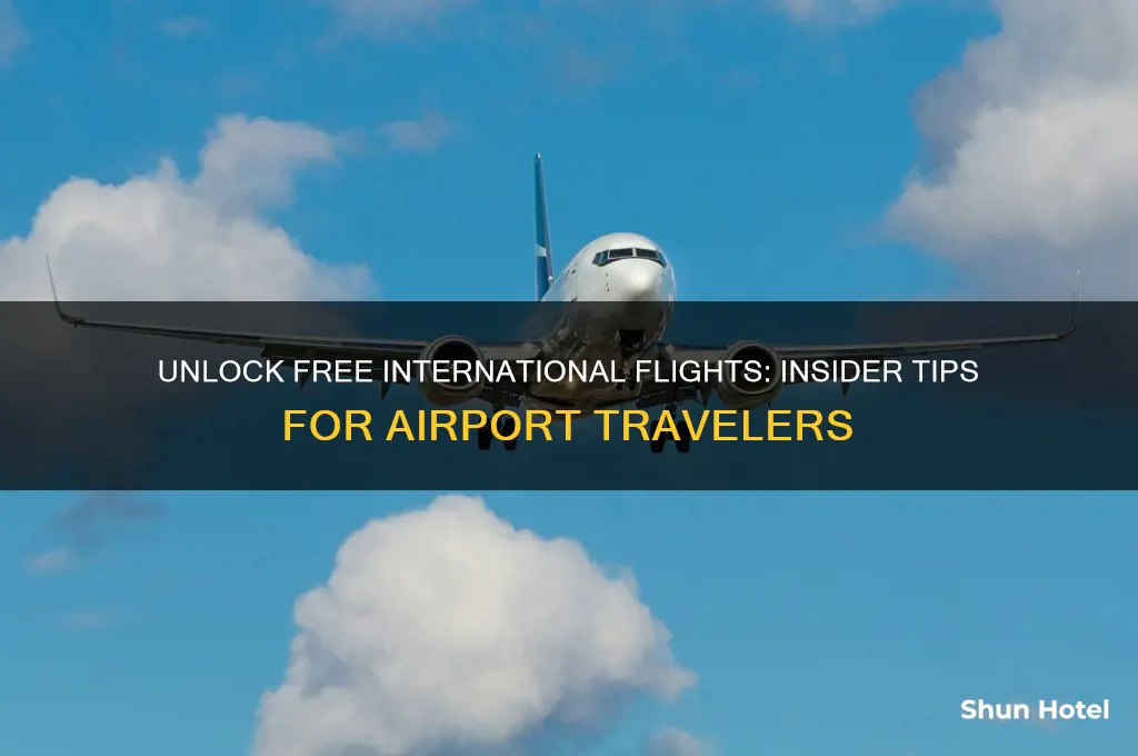 how to get free flight in the airport international
