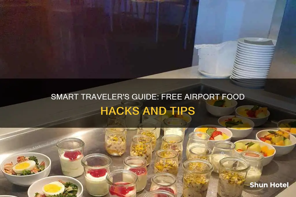how to get free food at the airport