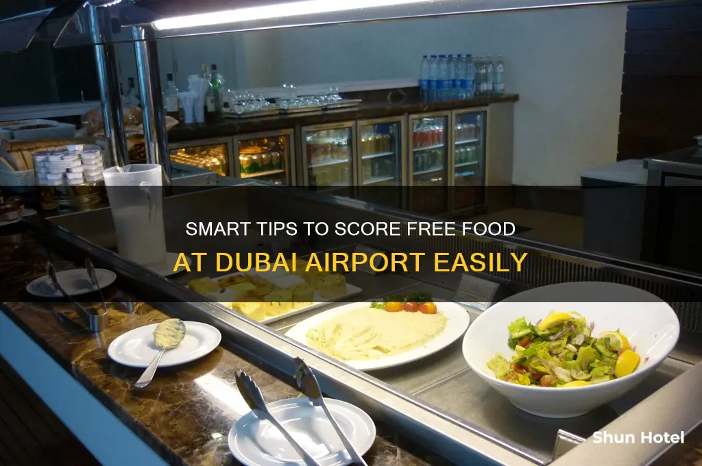 how to get free food in dubai airport