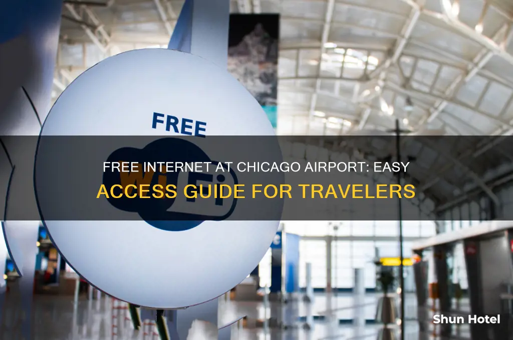 how to get free internet in chicago airport