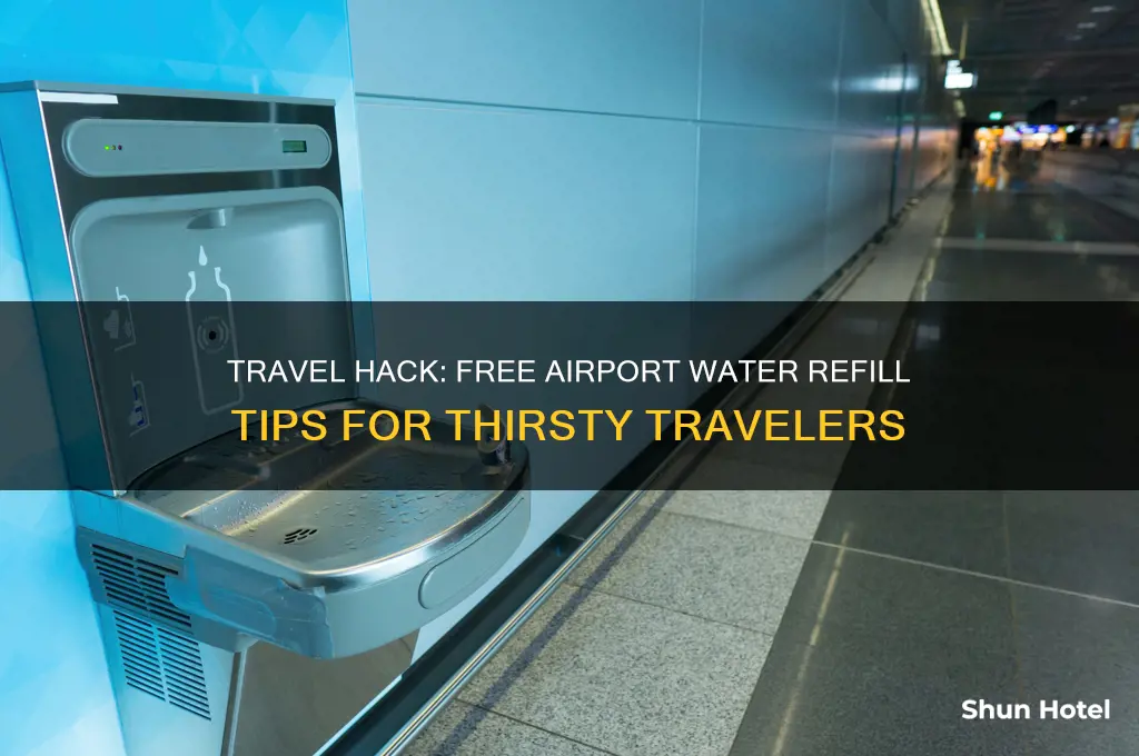 how to get free water at the airport