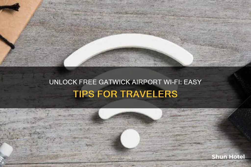 how to get free wifi at gatwick airport