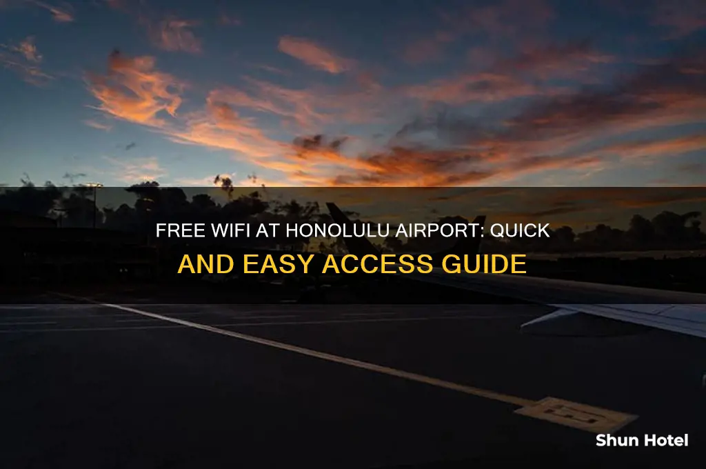 how to get free wifi at honolulu airport