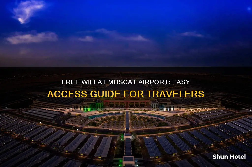how to get free wifi muscat airport