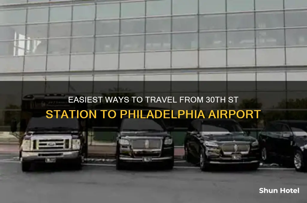 how to get from 30th st station to philadelphia airport