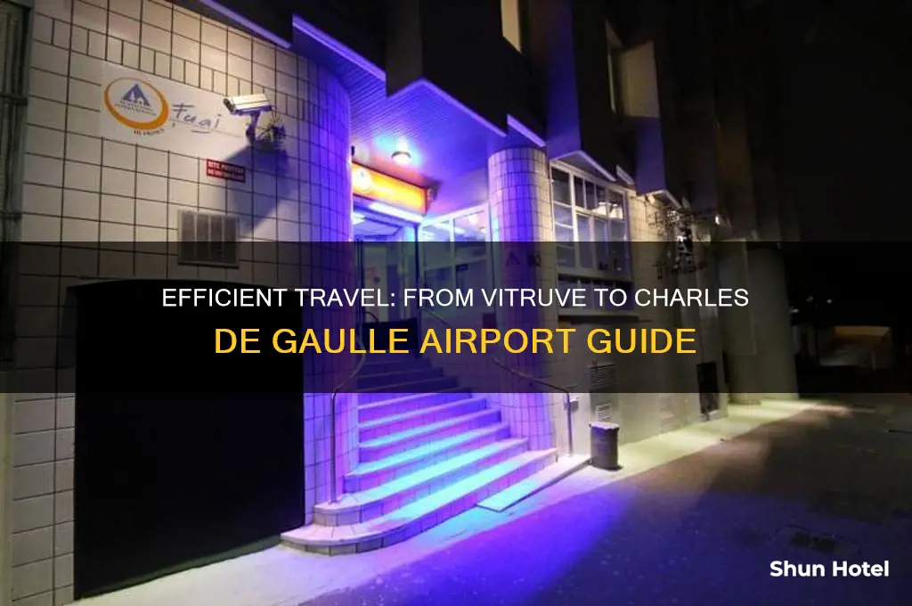 how to get from 80 vitruve to charlesdegaulle airport