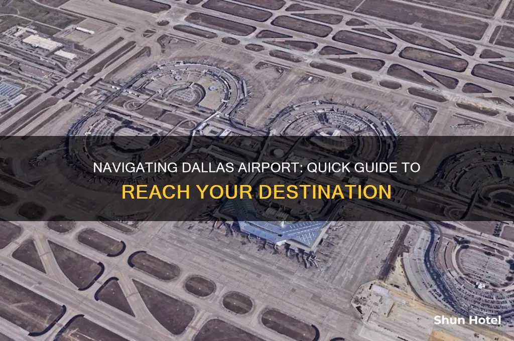 how to get from a to d dallas airport