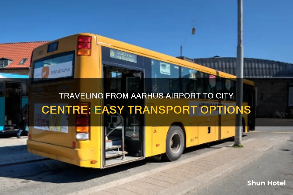 how to get from aarhus airport to city centre