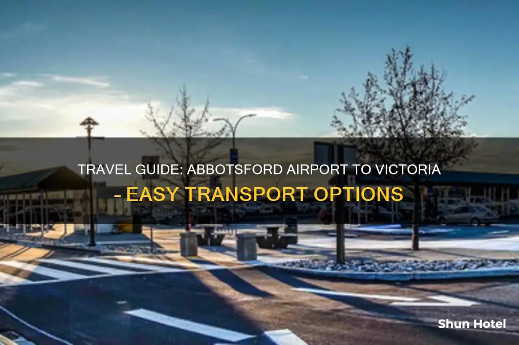how to get from abbotsford airport to victoria