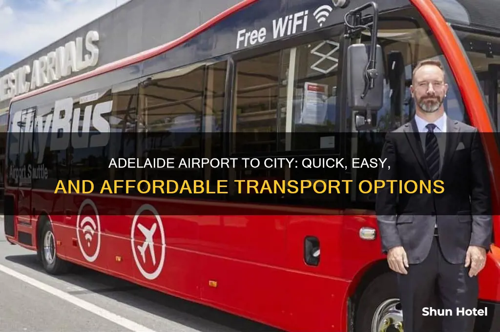how to get from adelaide airport to city