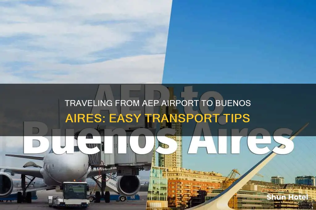 how to get from aep airport to buenos aires