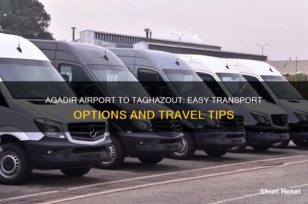 how to get from agadir airport to taghazout