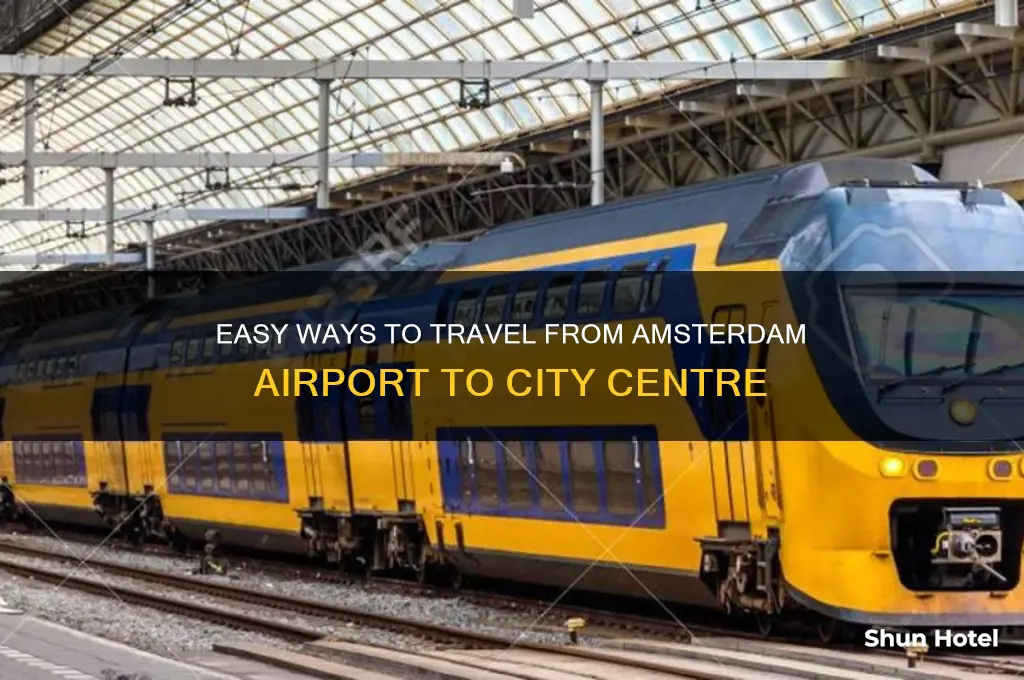 how to get from airport amsterdam to city centre