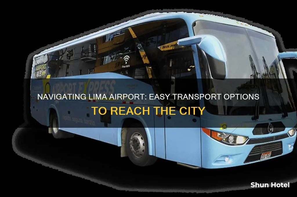 how to get from airport at lima