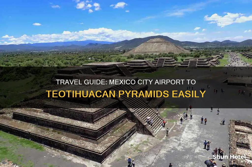 how to get from airport in mexico city to pyramids