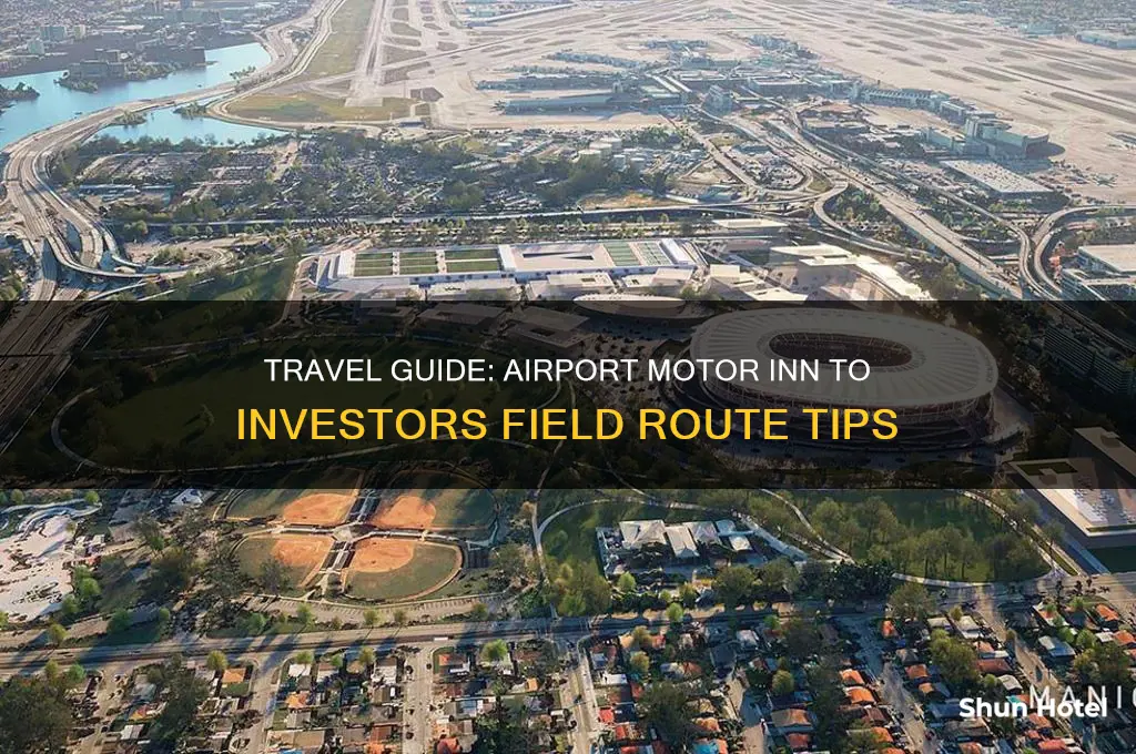 how to get from airport motor inn to investors field
