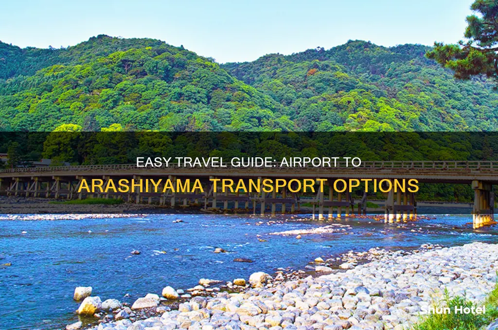 how to get from airport to arashiyama