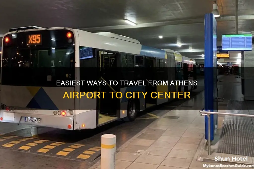 how to get from airport to athens