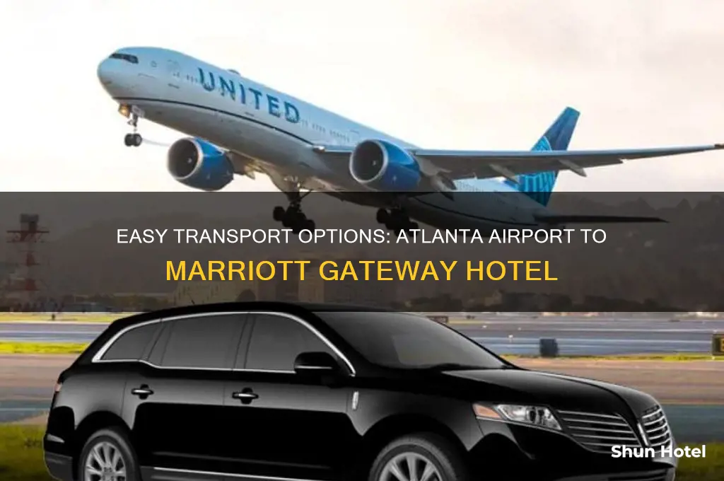 how to get from airport to atlanta airport marriott gateway