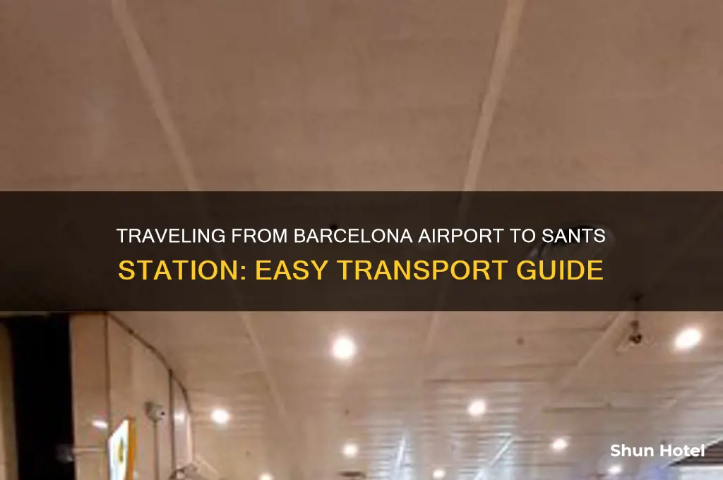 how to get from airport to barcelona sants