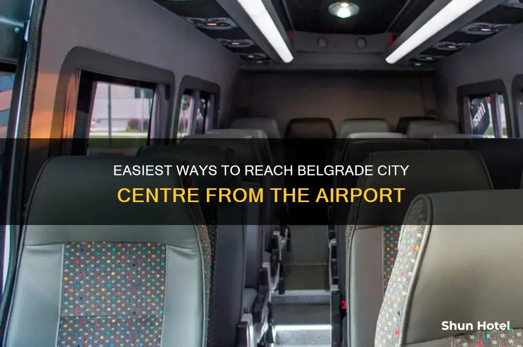 how to get from airport to belgrade city centre