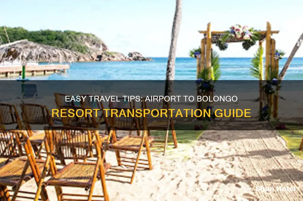 how to get from airport to bolongo resort