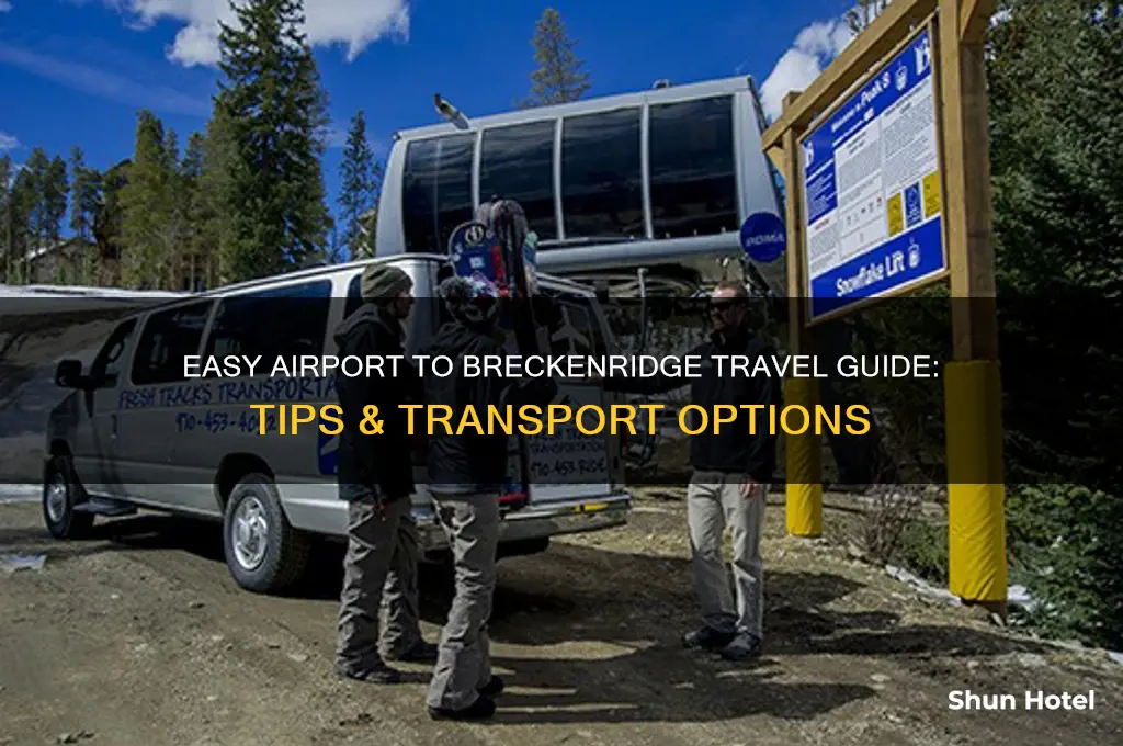 how to get from airport to breckenridge