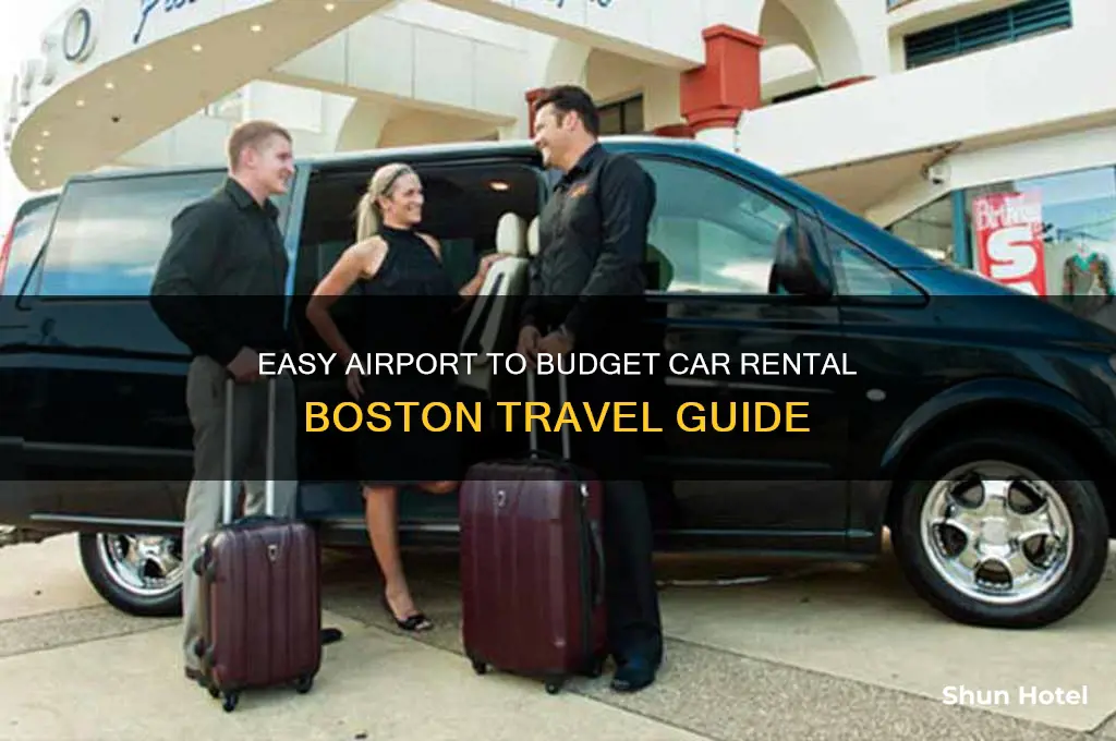 how to get from airport to budget car rental boston
