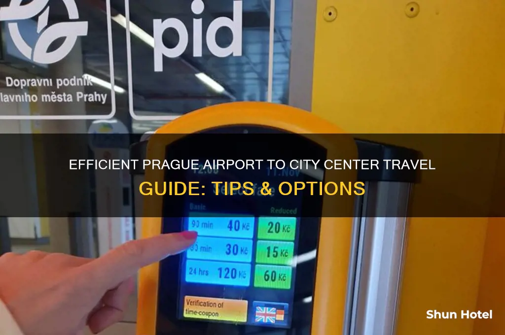how to get from airport to center city prague