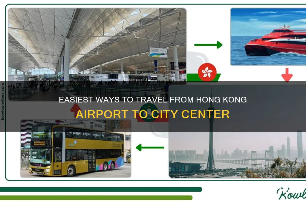 how to get from airport to city hong kong